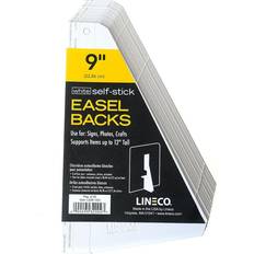 Lineco Self Stick Easel Backs white 9 in. pack of 25