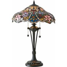 Loops Floral Tiffany Table Lamp