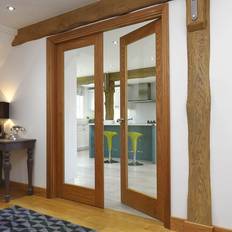 JB Kind Fuji Oak Glazed Unfinished Interior Door (x)