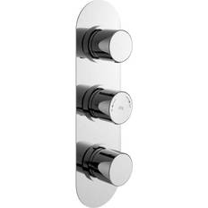 Hudson Reed Chrome Triple Thermostatic Silver