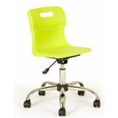 Titan TC Office Swivel Junior Chair with Castors, Lime