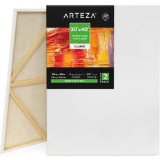 Arteza Paint Canvases for Painting, Pack of Framed Art