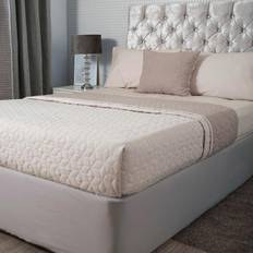 Valance Sheets Belledorm Jersey Cotton Divan Bed Base Valance Sheet Grey (135x35cm)