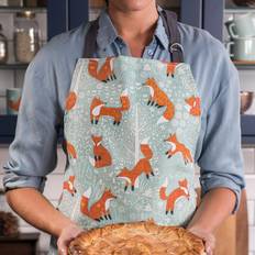 Ulster Weavers Fox Cotton Apron Orange, Blue