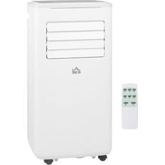 Hose Connection Air Treatment Homcom 99000 BTU Moible Smart Air Conditioner