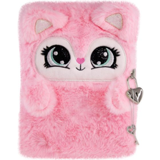 Tinka Plush Diary with Lock Rosa Cat 8-802146