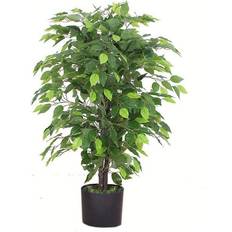 Leaf Ficus Tree Large Bushy Shape Artificial Plant