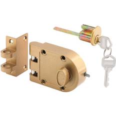 Prime-Line Deadlock Diecast Brass Color Angle Strike Single