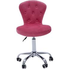 Premier Housewares Pink Office Chair
