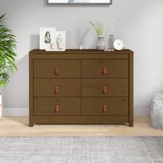 vidaXL Cabinet Honey Sideboard