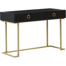 Gold Writing Desks Beliani Glamour 2 Writing Desk