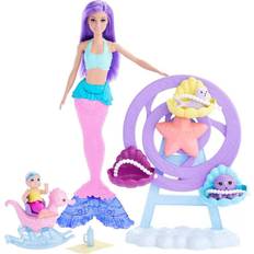 Barbie Mermaid Doll Nurturing Playset with Merbaby Octopus and Seal