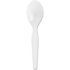 Genuine Joe GJO30402 Heavyweight Disposable Spoons White, 1000 Carton