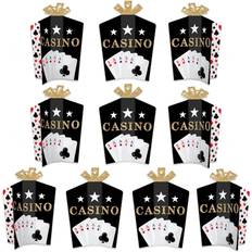 Las Vegas Table Decorations Casino Party Fold and Flare Centerpieces 10 Count