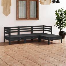 vidaXL Solid Pinewood Garden Outdoor Lounge Set