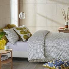 Orla Kiely Stem Light Cool Super 220TC Cotton Duvet Cover Grey, White