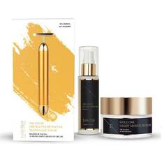 Eclat Skin London 24K T Bar Massager + 24K Gold Cream 50Ml + 24K Gold Serum