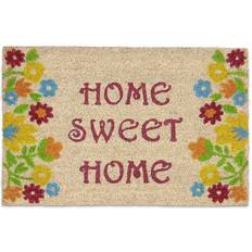 Relaxdays Coir Doormat "Home Sweet Brown cm