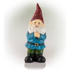 Alpine Corporation 12-Inch Bearded Garden Gnome Figurine