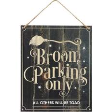 Broom Parking Only MDF Sign Wall Decor