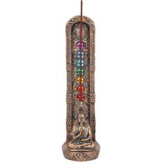 Chakra and Buddha Incense Stick Holder Figurine
