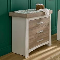 CuddleCo Ada Dresser Changer White and Ash