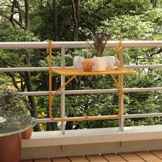Balcony Tables Garden & Outdoor Furniture vidaXL yellow Balcony Table