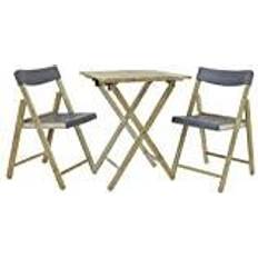 Tramontina Teak Wood 3 Pcs. Folding Bistro Set