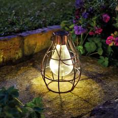 Bronze Ground Lighting Smart Garden Eureka! Firefly Solar Lantern Ground Lighting