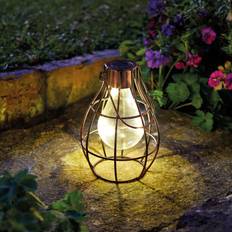 Bronze Ground Lighting Smart Garden Eureka! Firefly Solar Lantern Ground Lighting