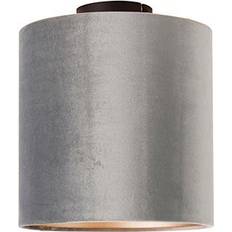 QAZQA Classic spot gray with taupe Combi Ceiling Flush Light