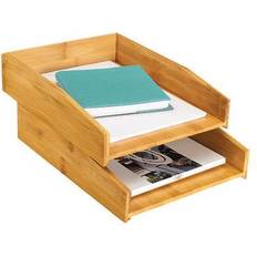 CEP Silva Bamboo Letter Tray Woodgrain