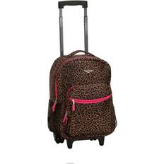 Rockland R01-PINKLEOPARD Roadster Backpack