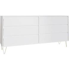 Monaco White Chest of Drawer 160x77cm