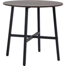 Brown Dining Tables Homcom 85cm Dining Table