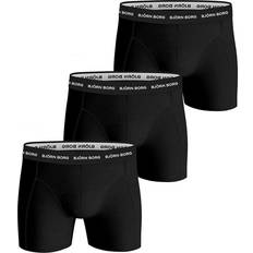 Björn Borg Men Underwear Björn Borg Solid Essential Shorts 3-pack - Black