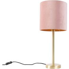 QAZQA Romantic brass Table Lamp