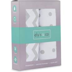 Ely's & Co. Water Resistant Jersey Bassinet Sheet Set 2 Pack