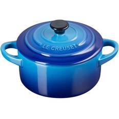 Le Creuset Mini Casseroles Le Creuset Azure Petite Round with lid 0.25 L 10 cm