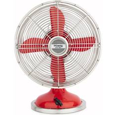 H.Koenig JOE50 Tisch Ventilator Retro, Koralle