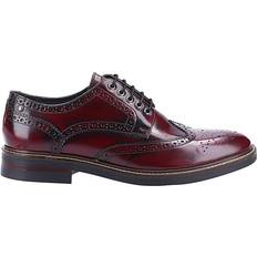 Red Low Shoes Base London Woburn Hi Shine - Bordo