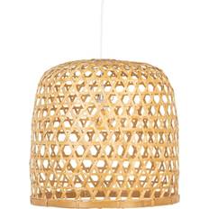 BigBuy Home Light Bamboo Pendant Lamp