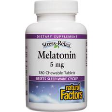 Melatonin 5 Natural Factors Stress-Relax Melatonin 5 mg