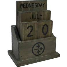 Imperial Pittsburgh Steelers Team Logo Wood Block Calendar