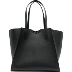 Zadig & Voltaire Totes & Shopping Bags Zadig & Voltaire logo-plaque leather tote bag women Calf Leather One Size Black