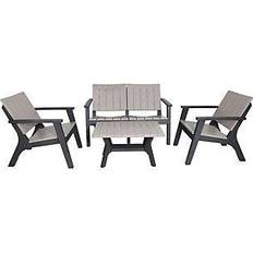 Dukap Enzo 4pc Conversation Chat Outdoor Lounge Set