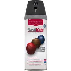 Plastikote Twist & Spray Matt 400ml Black