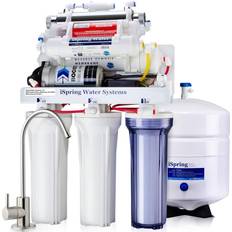 iSpring Water Systems RCC1UP-AK 7 Stage 100 GPD UnderSink Reverse Osmosis Drinking Filtration With Booster Pump, Alkaline Ph Remineralization