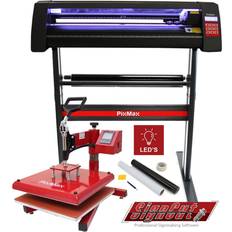 Red Hobby & Office Machines Pixmax Heat Press & Signcut Pro LED Cutting Plotter 72cm