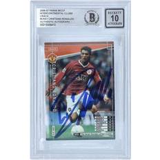 Panini America Cristiano Ronaldo Manchester United Autographed 2006-07 WCCF Crack #CRA1 BAS Authenticated 10 Card